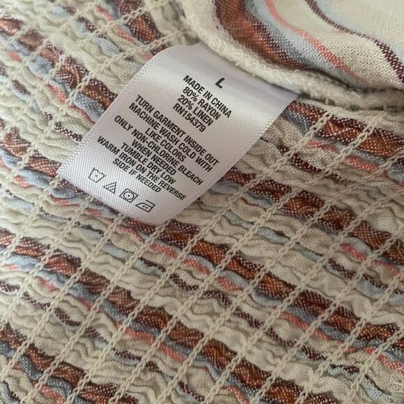 Aeropostale Large Striped Wrap Romper - Picture 4 of 6